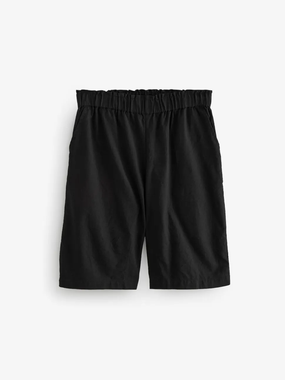 Noir - Bermuda 100% coton