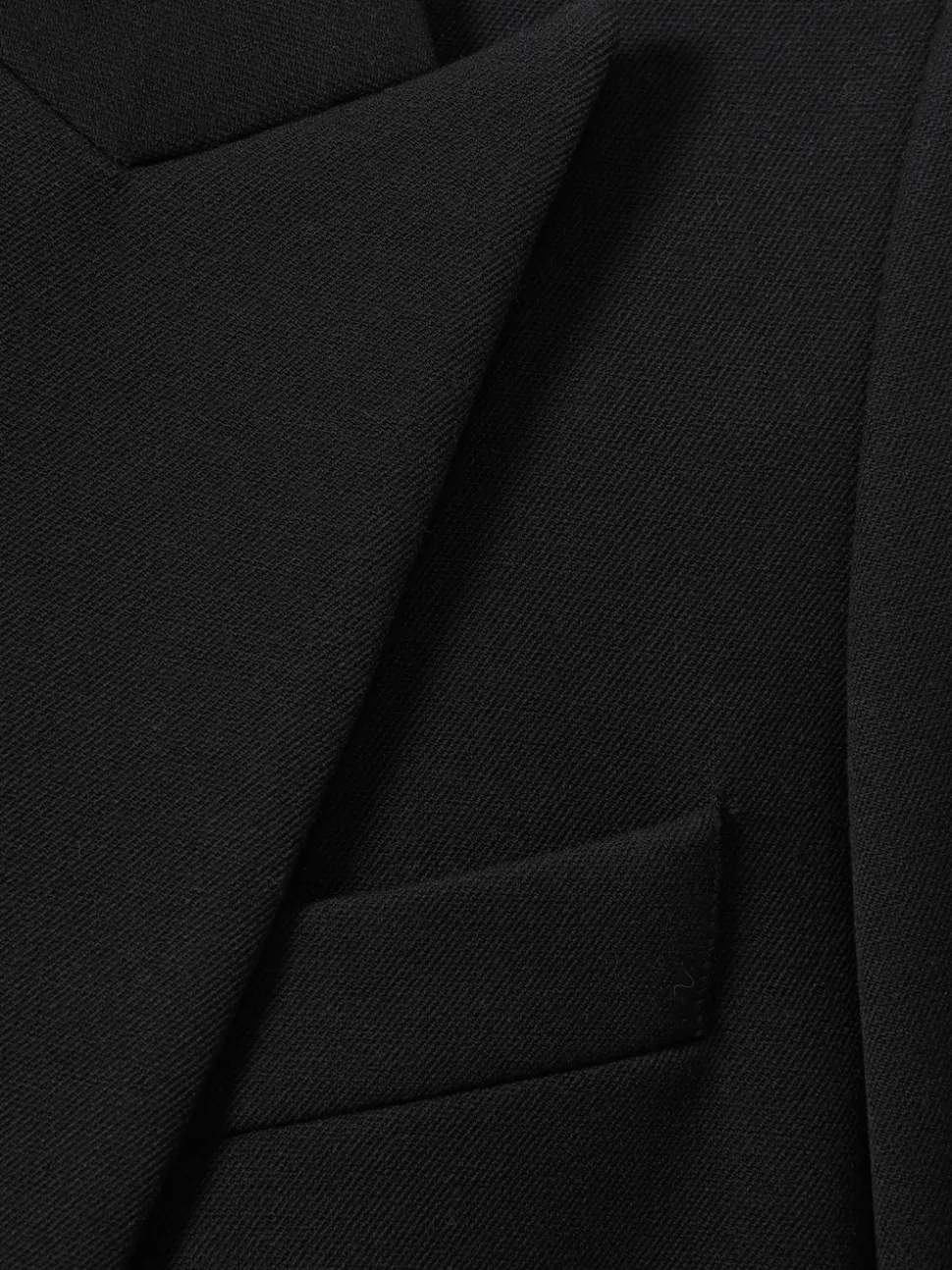 Noir - Blazer de costume droit ajusté Reiss Gabie