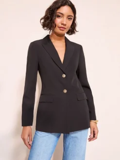 Noir - Blazer Friends Like These à taille cintrée