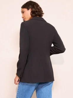 Noir - Blazer Friends Like These à taille cintrée