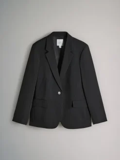 Noir - Blazer The Set à simple boutonnage