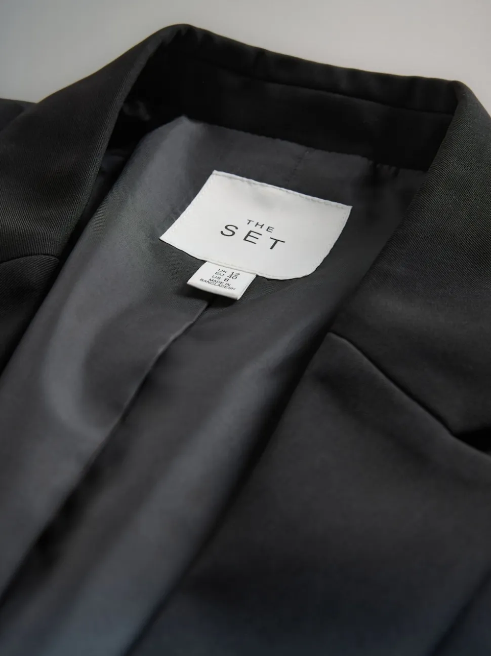 Noir - Blazer The Set à simple boutonnage