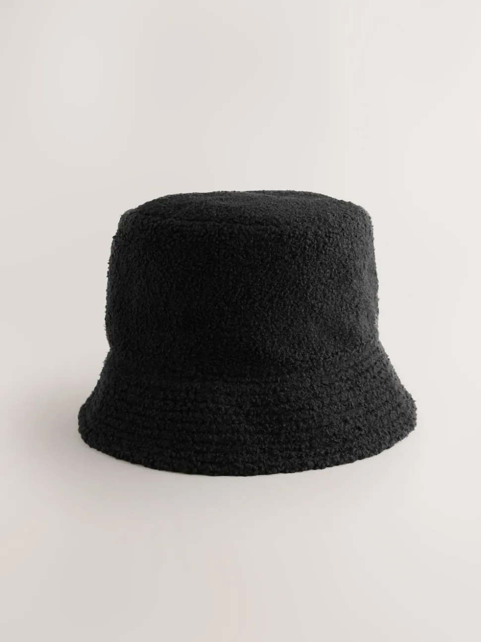 Noir - Bob réversible en peau de mouton/nylon