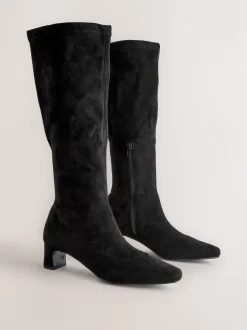 Noir - Bottes chaussettes Forever Comfort® à bout ciselé
