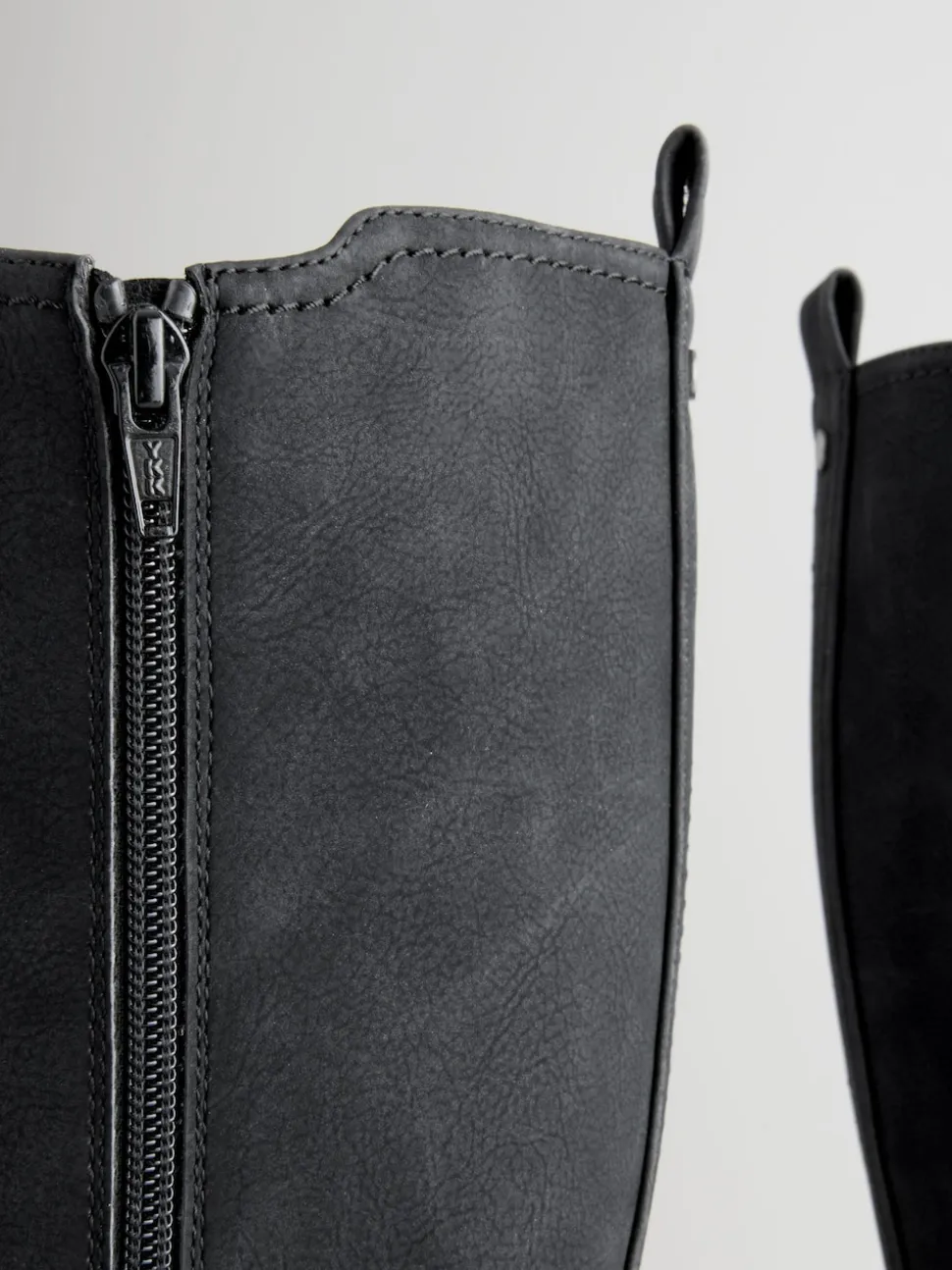 Noir - Bottes Chelsea à boucle hauteur des genoux