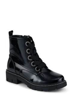 Noir - Bottes cheville épaisses Pavers Coupe large
