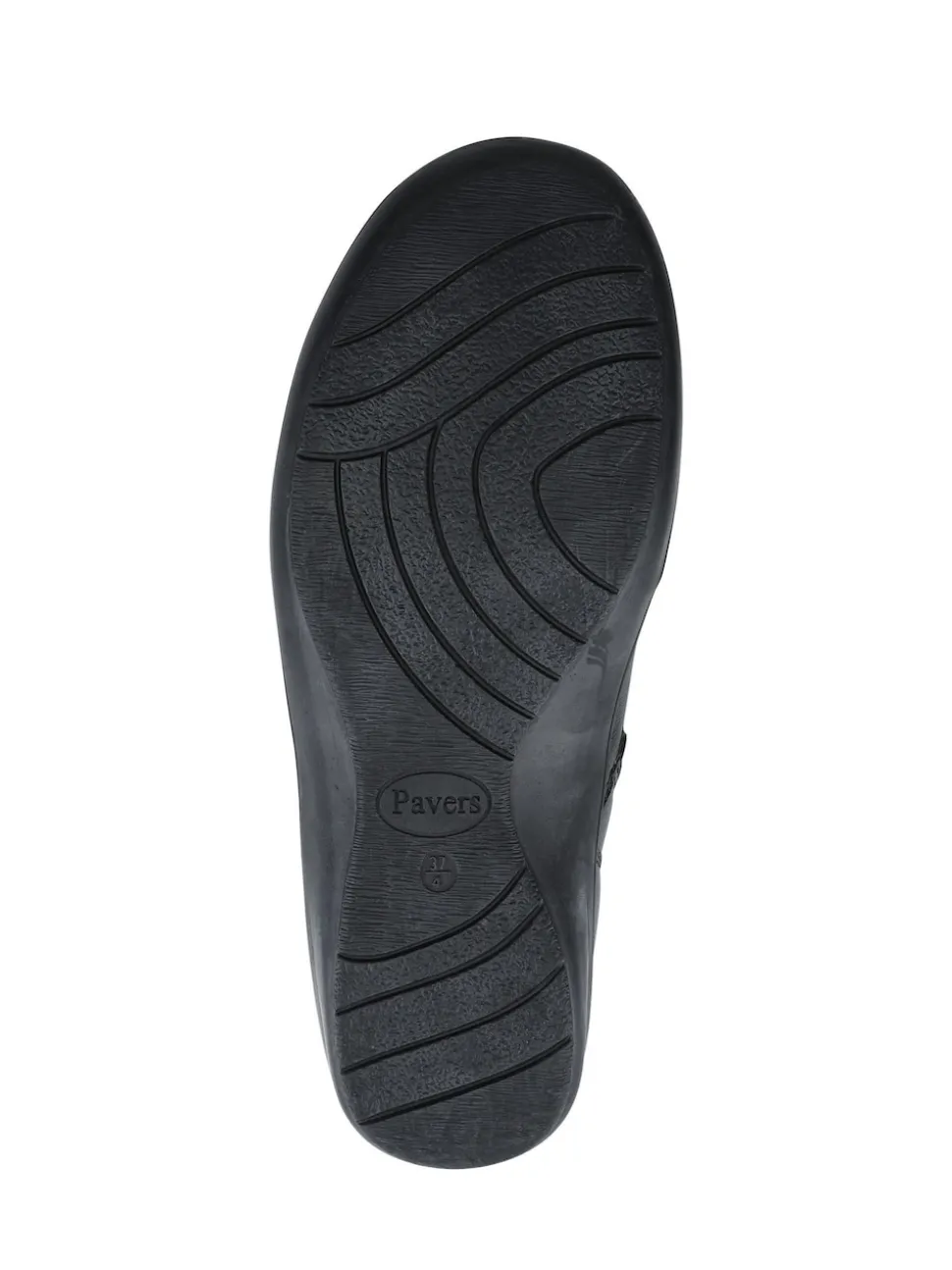 Noir - Bottes cheville Pavers en Cuir Coupe large