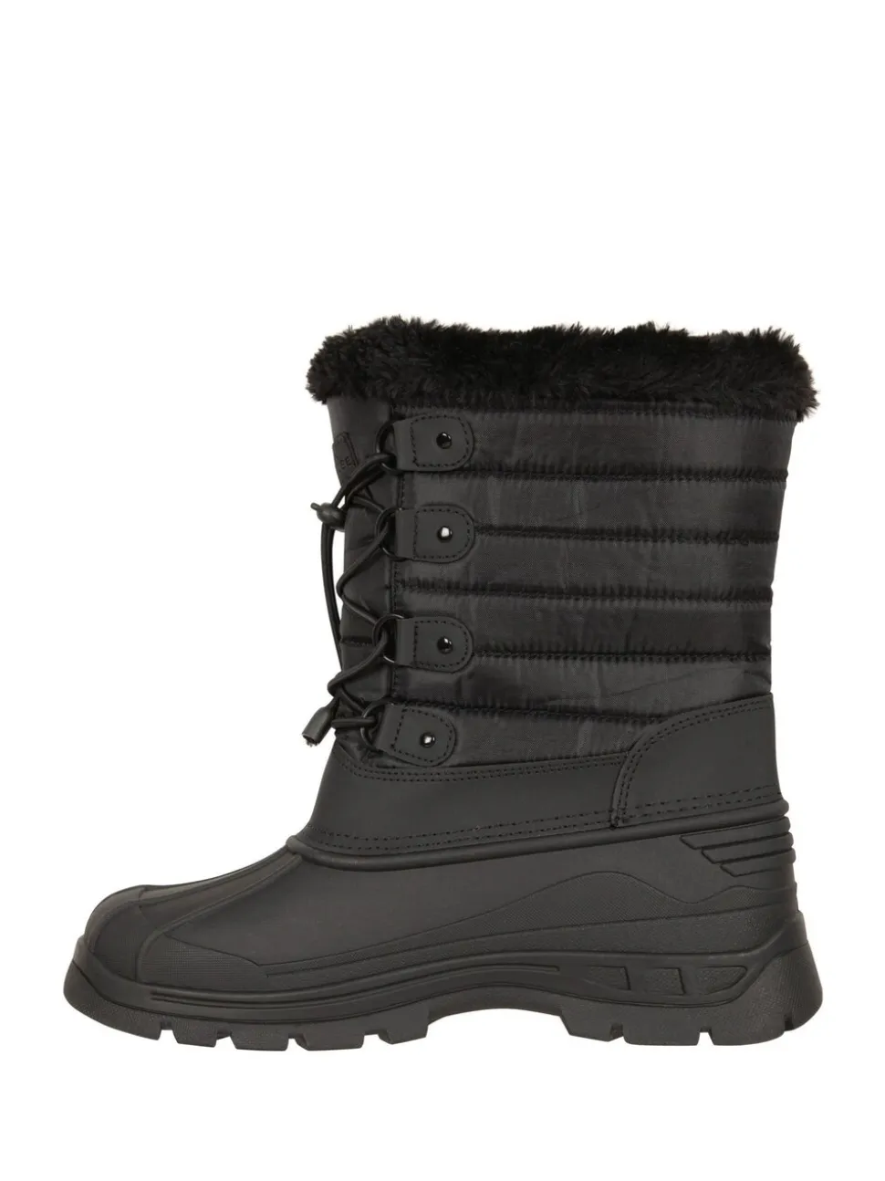 Noir - Bottes de neige Mountain Warehouse Whistler prêtes avec doublure en sherpa pour femme