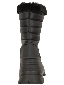 Noir - Bottes de neige Mountain Warehouse Whistler prêtes avec doublure en sherpa pour femme