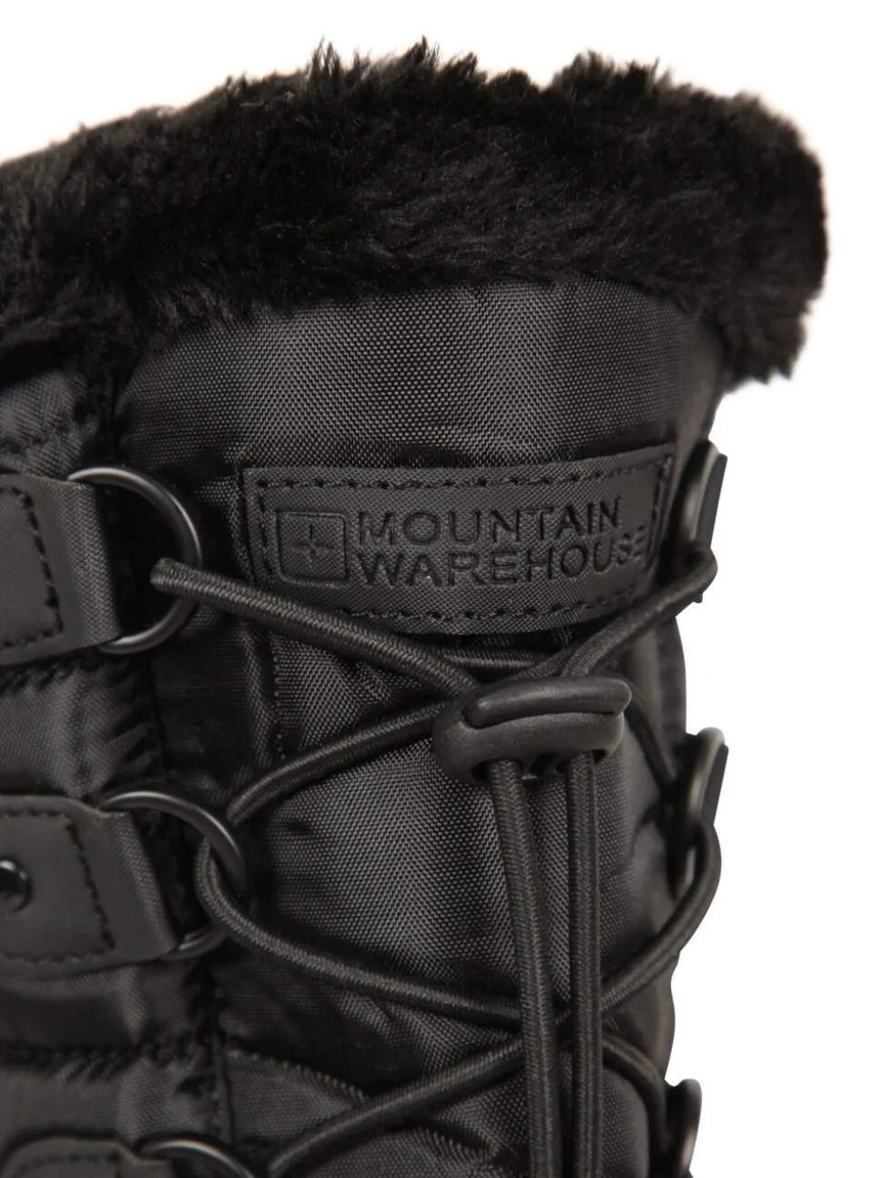 Noir - Bottes de neige Mountain Warehouse Whistler prêtes avec doublure en sherpa pour femme