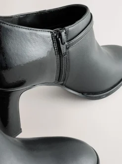 Noir - Bottes Forever Comfort® à bout rond et talon carré avec boucle