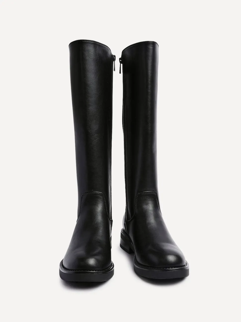 Noir - Bottes Linzi League High avec dos à gousset