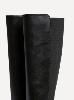 Noir - Bottes Linzi League High avec dos à gousset