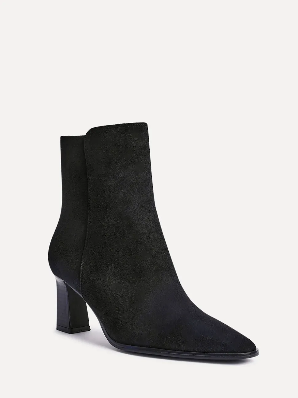 Noir - Bottes Linzi Thorn à talons carrés empilés