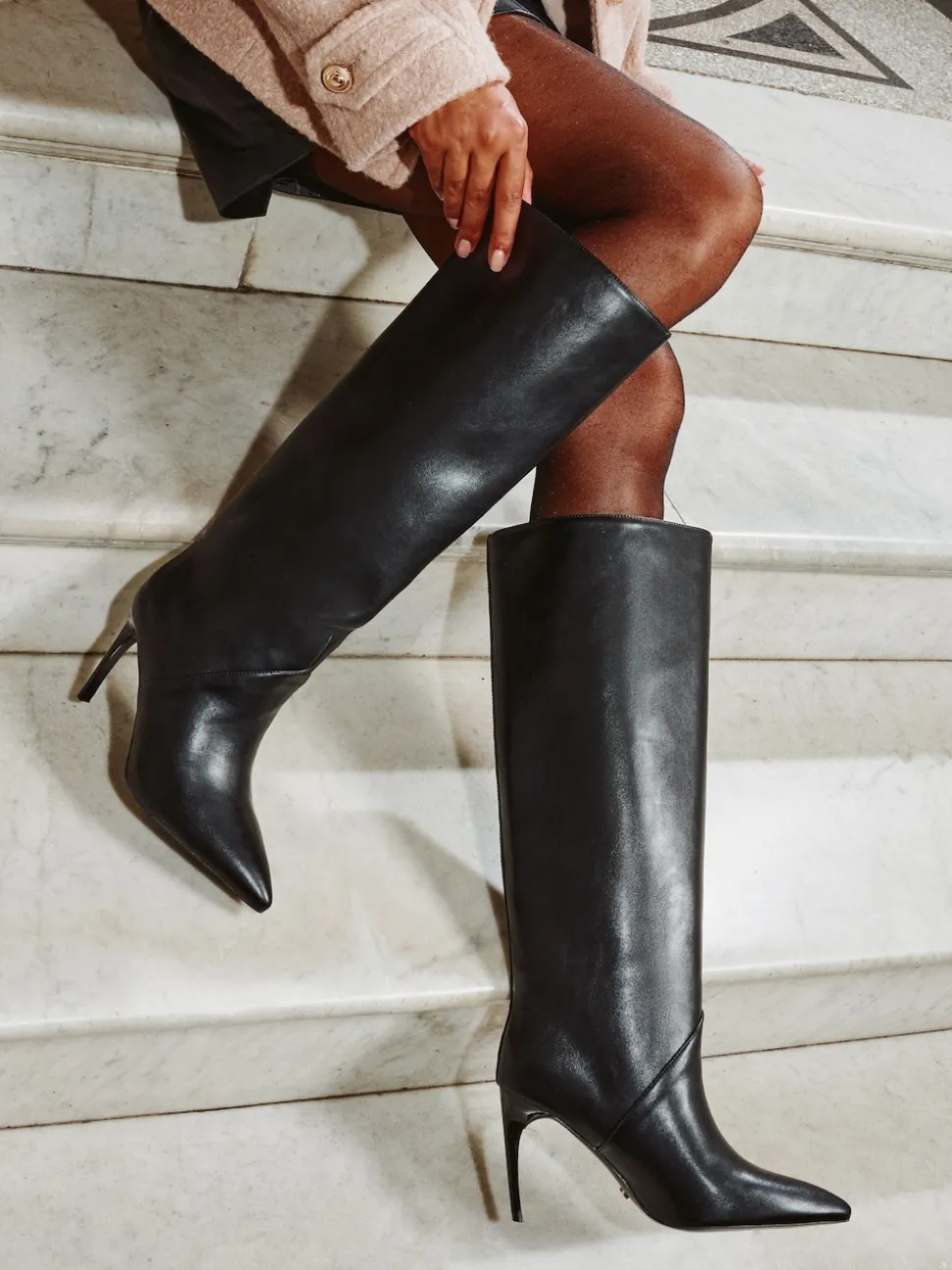 Noir - Bottes Lipsy hauteur genou