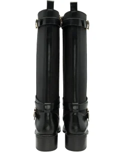 Noir - Bottes Lotus hauteur genou
