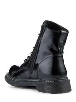 Noir - Bottes militaires Pavers Coupe large semelle adhérente