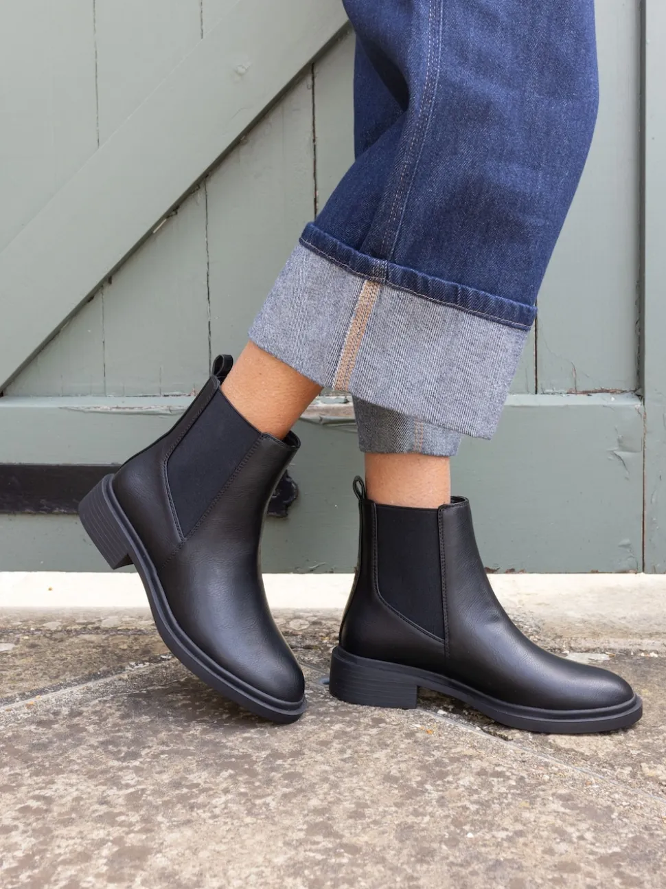 Noir - Bottes plates Chelsea Novo