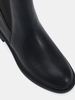 Noir - Bottes plates Chelsea Novo