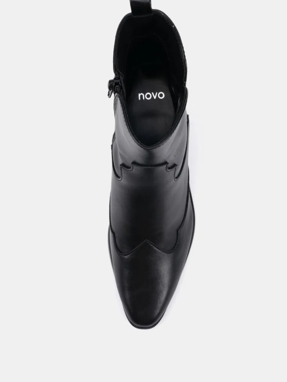 Noir - Bottes western Novo Diablo à talons bas