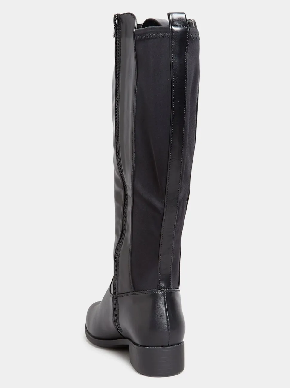 Noir - Bottes Yours Curve extensibles à coupe large au genou