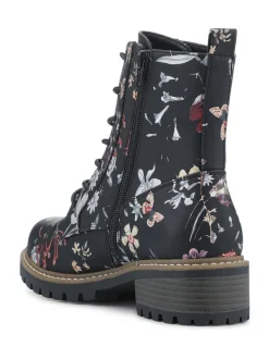 Noir - Bottes/Bottines cheville Dentelle Coupe ample Pavers