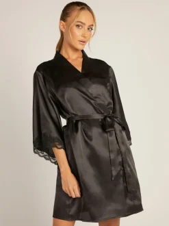 Noir - Boux Avenue Peignoir Amelia
