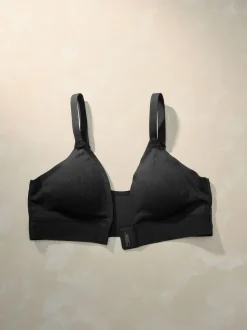 Noir - Brassière Adaptive Animal en jacquard