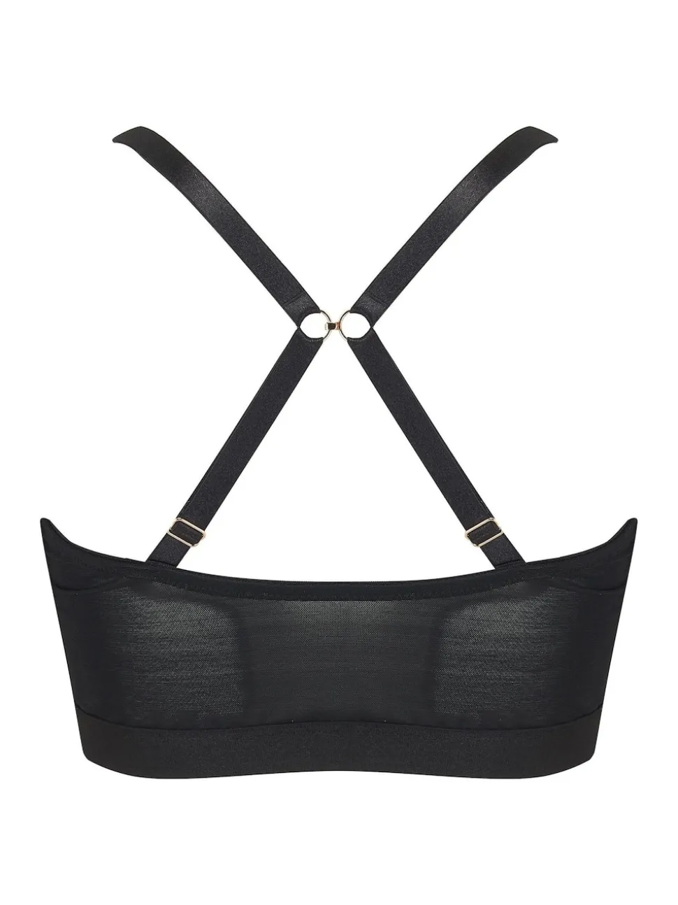 Noir - Brassière Pour Moi India à armature et fermeture avant