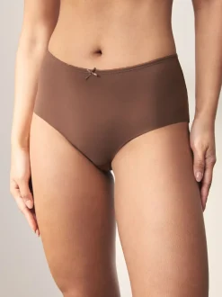 Noir / Caramel Nude / Chocolat Nude - No VPL Lace Back Briefs 3 Pack