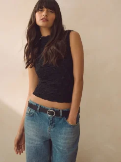 Noir - Ceinture régulière en PU
