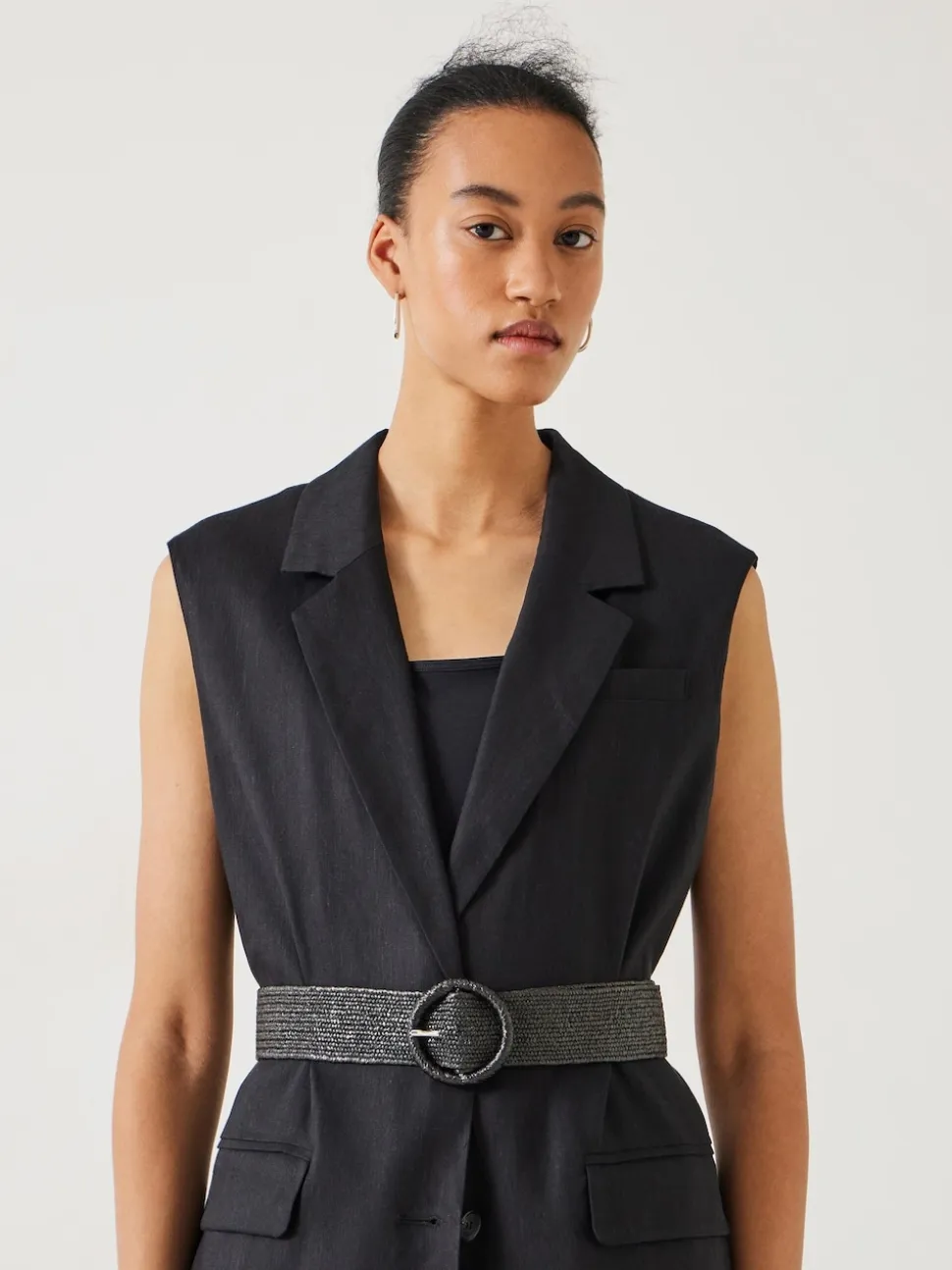Noir - Ceinture tissée Hush Wrenley