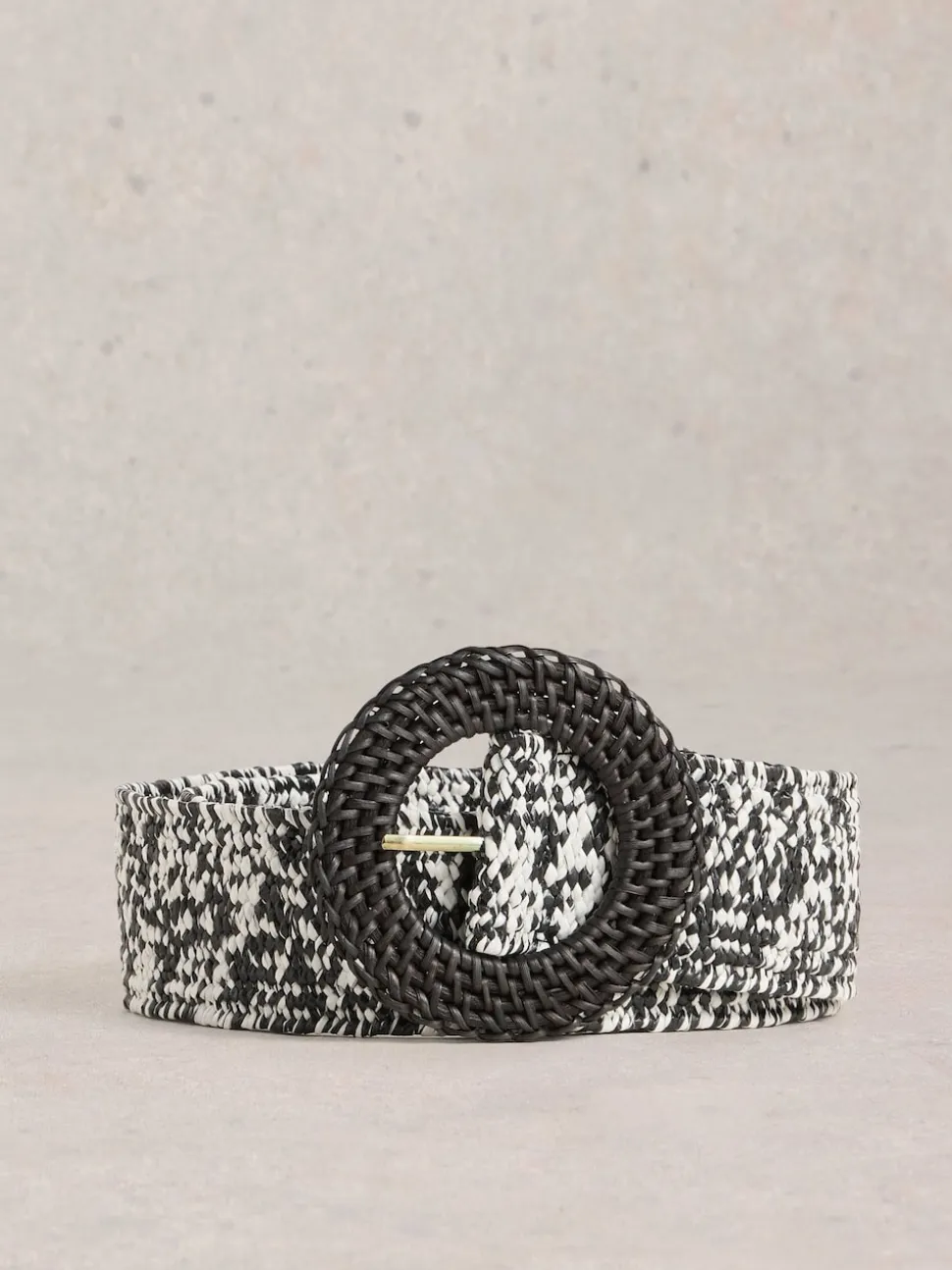 Noir - Ceinture White Stuff en raphia