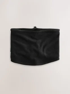 Noir - Écharpe Snood en polaire