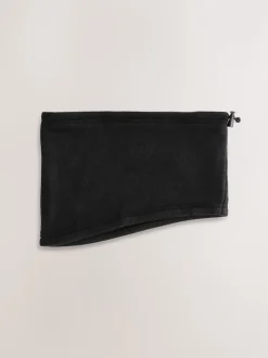 Noir - Écharpe Snood en polaire