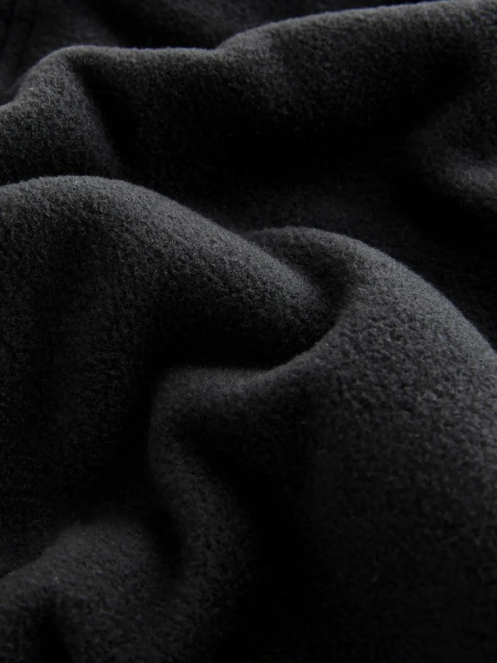 Noir - Écharpe Snood en polaire