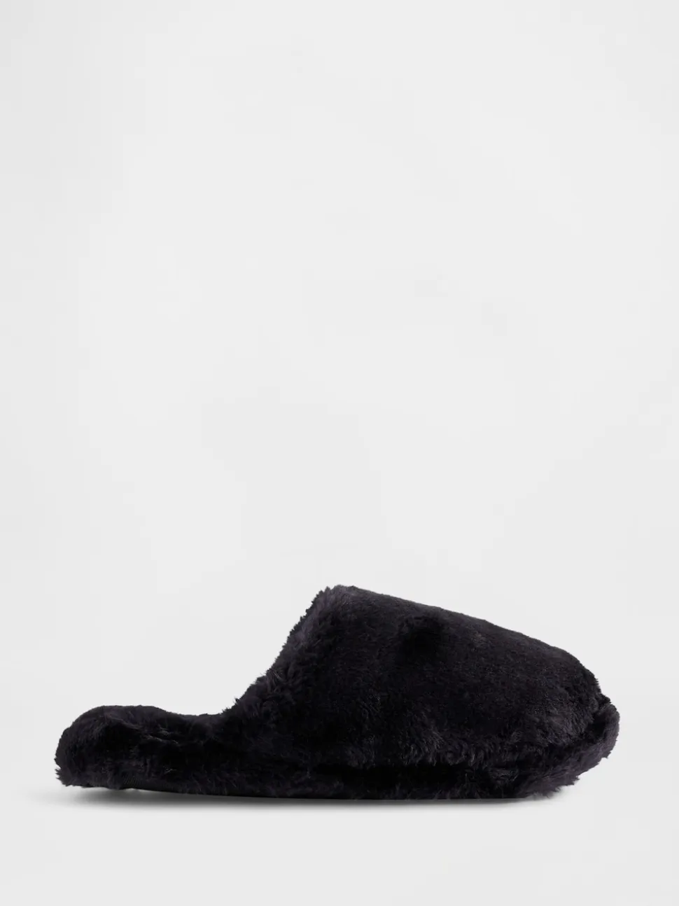Noir - Chaussons Gap en fausse fourrure