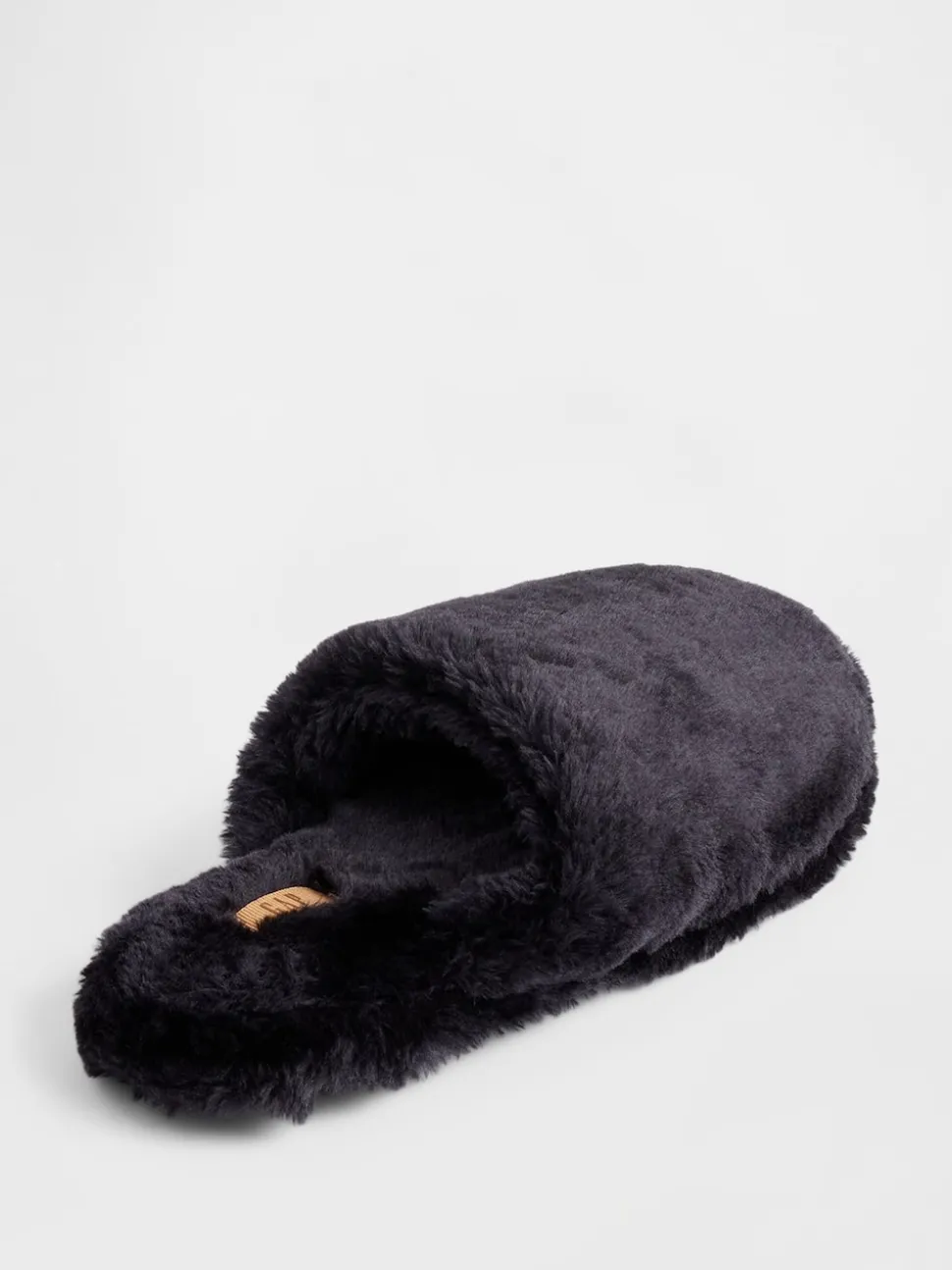 Noir - Chaussons Gap en fausse fourrure