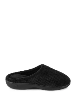 Noir - Chaussons mules Totes Isotoner Popcorn Terry