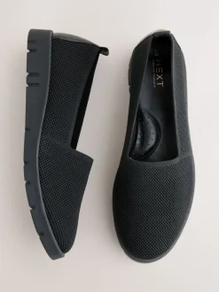Noir - Chaussures à enfiler Forever Comfort® en maille