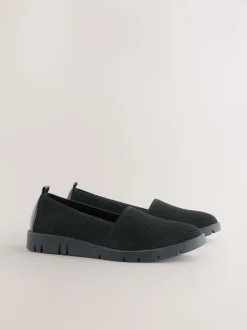 Noir - Chaussures à enfiler Forever Comfort® en maille