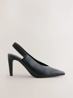 Noir - Chaussures à talons hauts à bout pointu