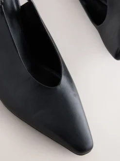 Noir - Chaussures à talons hauts à bout pointu