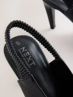 Noir - Chaussures à talons hauts à bout pointu