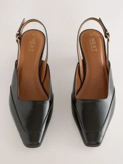 Noir - Chaussures à talons Forever Comfort® à bout carré et bride arrière