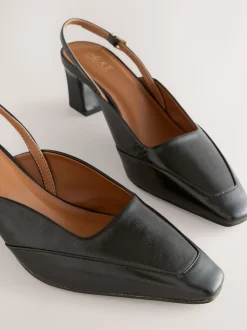 Noir - Chaussures à talons Forever Comfort® à bout carré et bride arrière