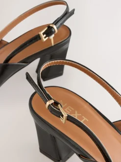 Noir - Chaussures à talons Forever Comfort® à bout carré et bride arrière