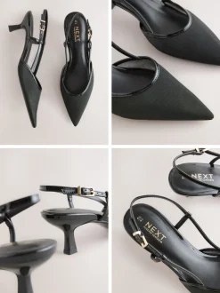 Noir - Chaussures à talons Forever Comfort® à bride arrière en maille pointue