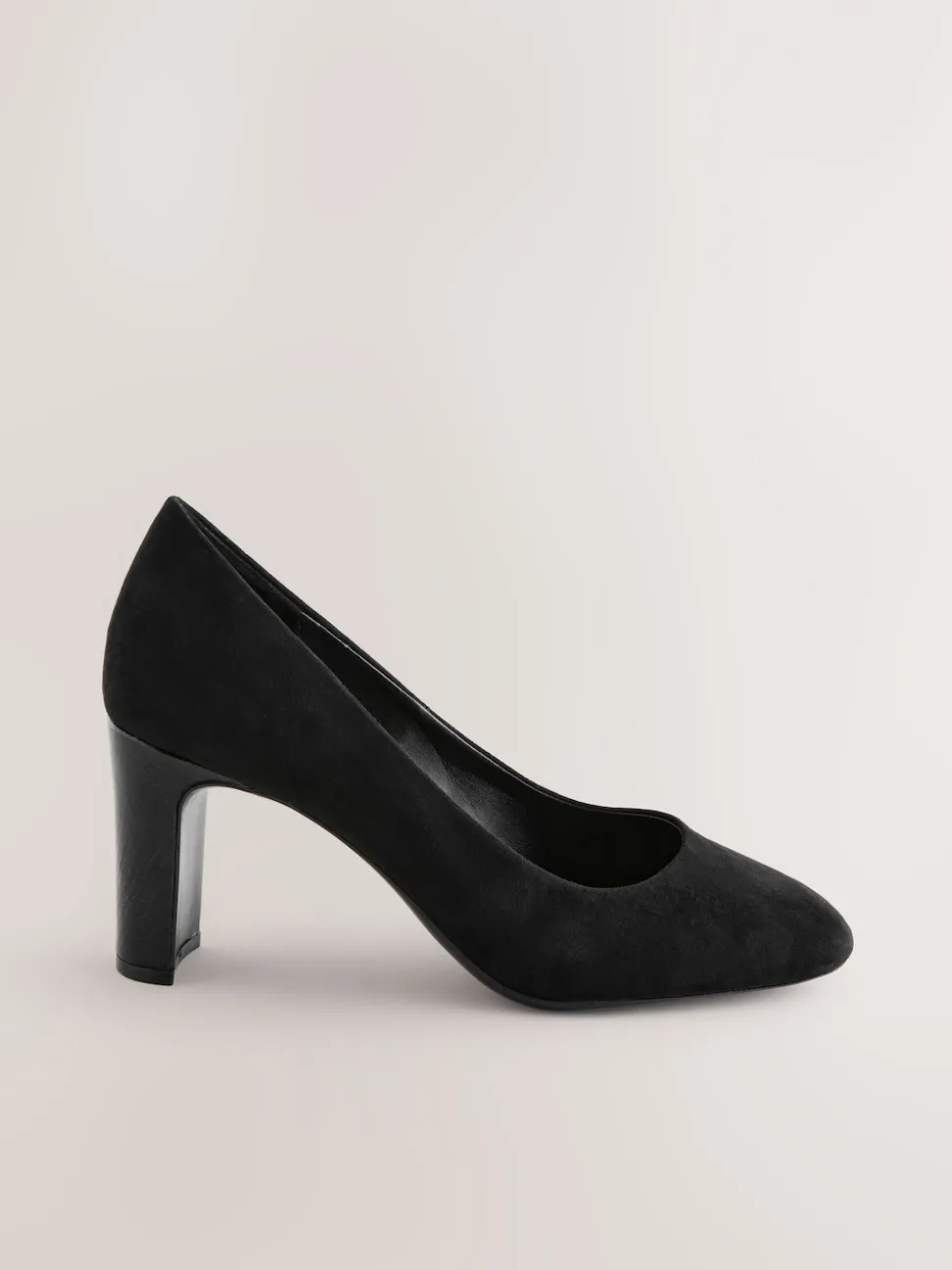 Noir - Chaussures de cour à bout rond