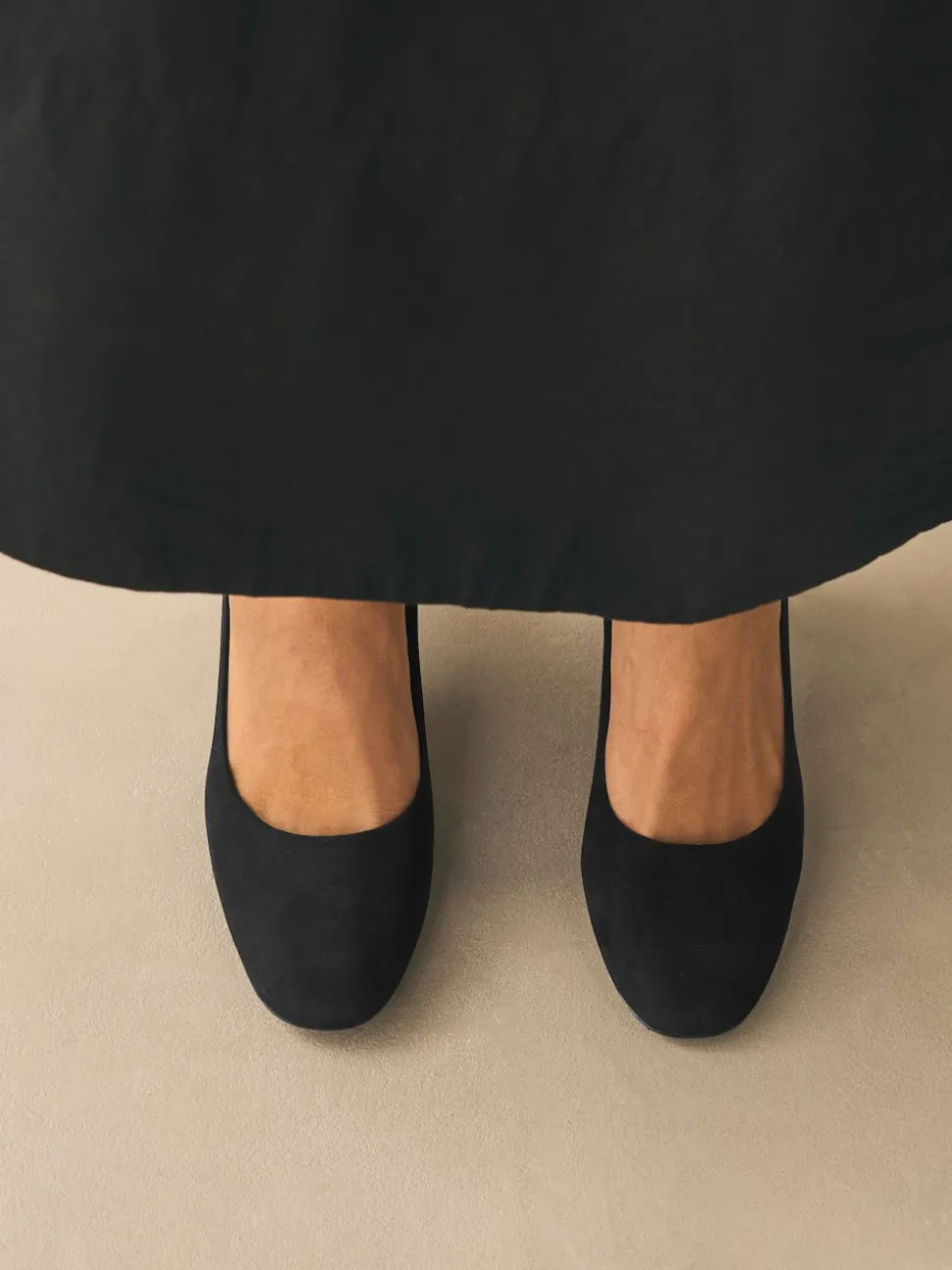 Noir - Chaussures de cour à bout rond